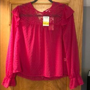 Pink blouse